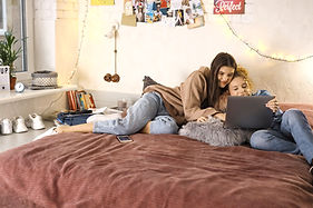 Teenagers on Laptop