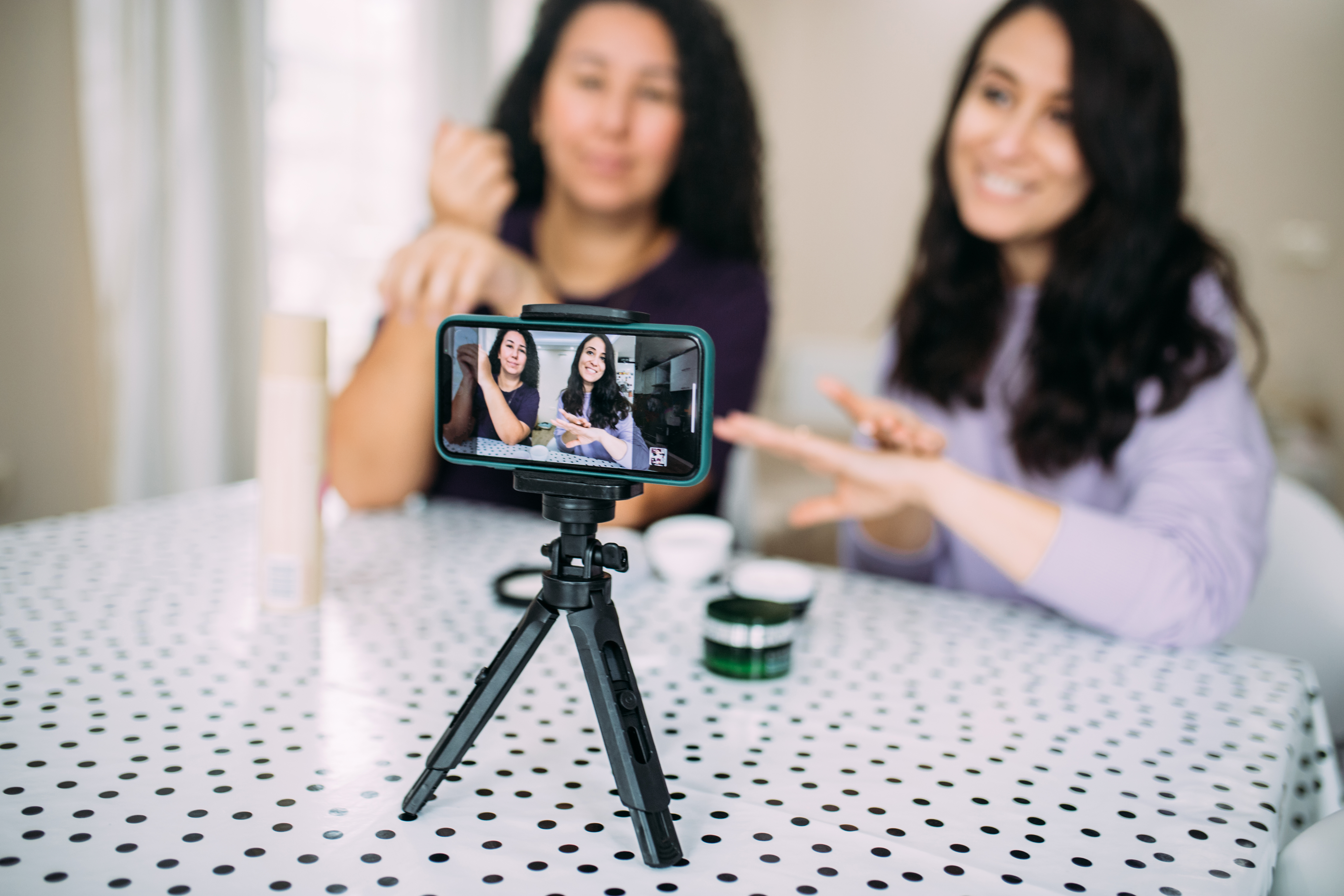 Filming Self Using Mobile Phone