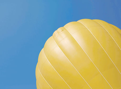 Yellow Hot Air Balloon