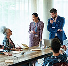 Colleagues in Meeting