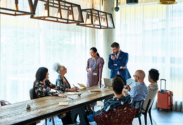 Colleagues in Meeting