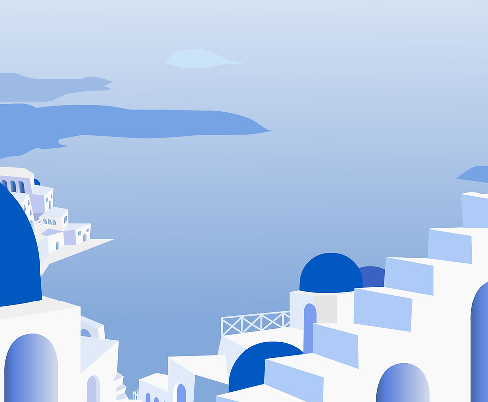 Painted Greek Island