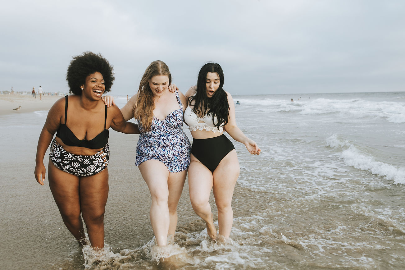 Women Enjoying Beach
