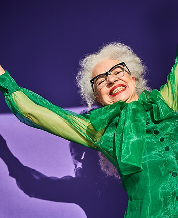 Joyful Woman Posing