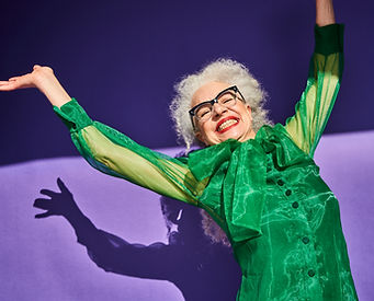 Joyful Woman Posing