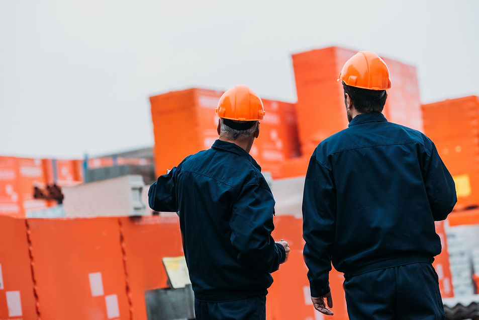Workers in the Warehouse Area