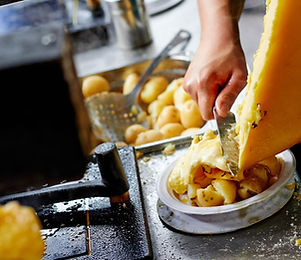 Potatoes with cheese