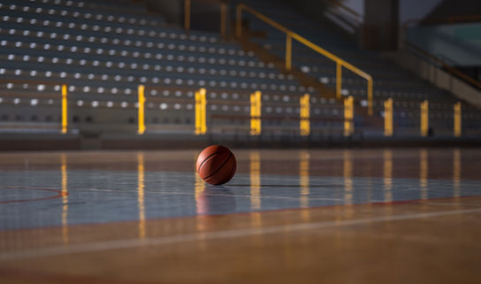 Basketball On Court