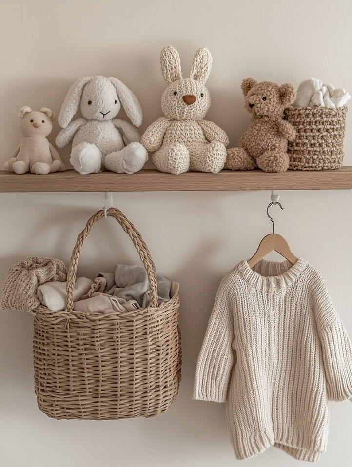 Présentoir de peluches