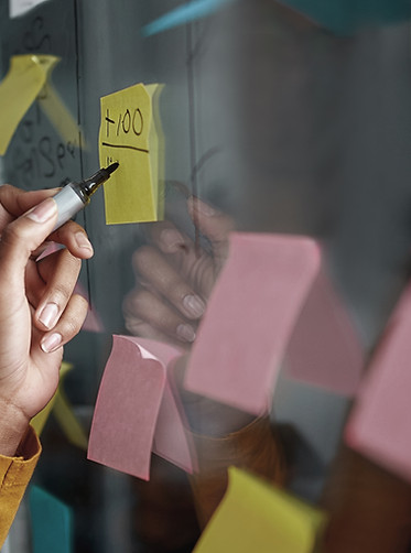 Writing on Sticky Notes