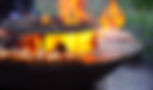 Flaming Barbecue Meat