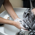 Lavage des cheveux