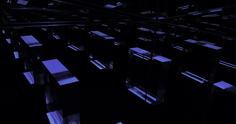 Forme astratte illuminate