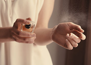 Trying on Perfume