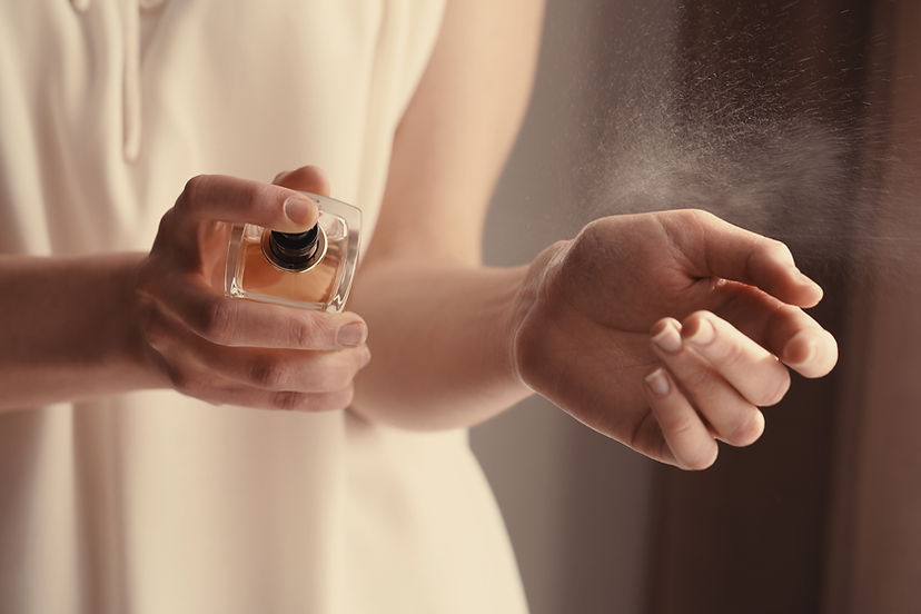 Trying on Perfume