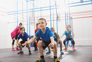 Chilren During Physical Education Lesson