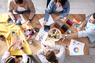 creative office workspace