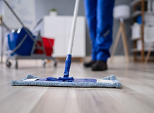 Mopping Wooden Floor