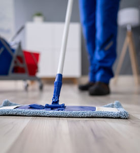 Mopping Wooden Floor