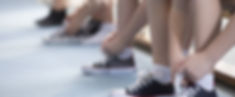 Children Tying Their Shoes