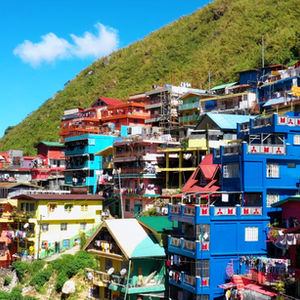 Colorful Hillside Charm