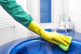 Hand with Yellow Glove