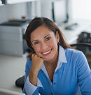 Femme professionnelle souriante
