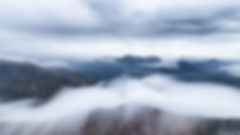 above the mountains and clouds