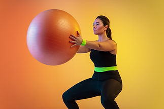 Workout with Fit Ball