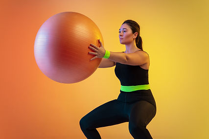 Workout with Fit Ball