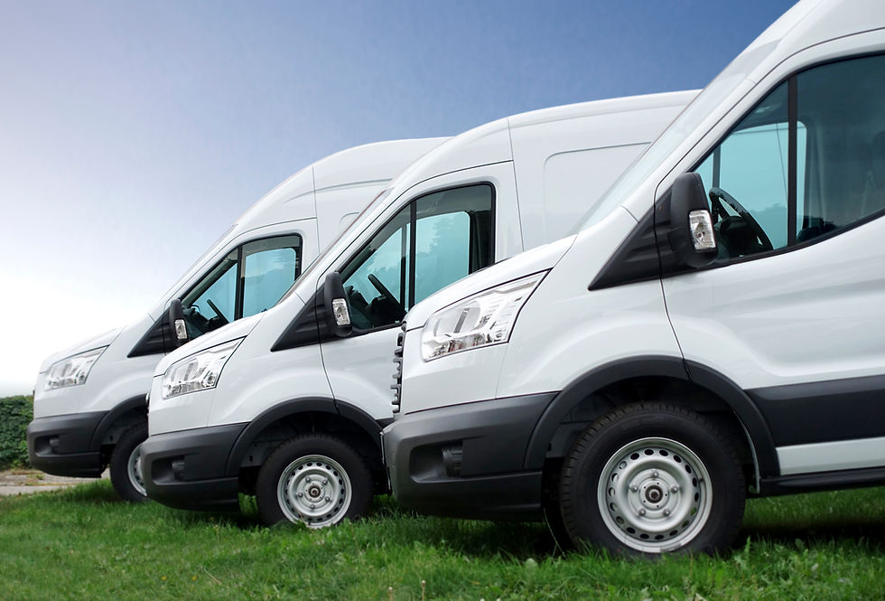row of vans