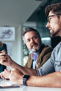 Meeting at the office