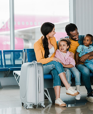 Family at Airport