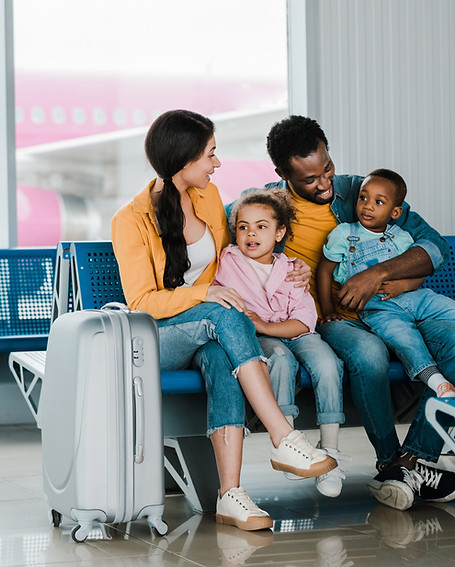 Family at Airport