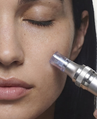 Skin Treatment Closeup
