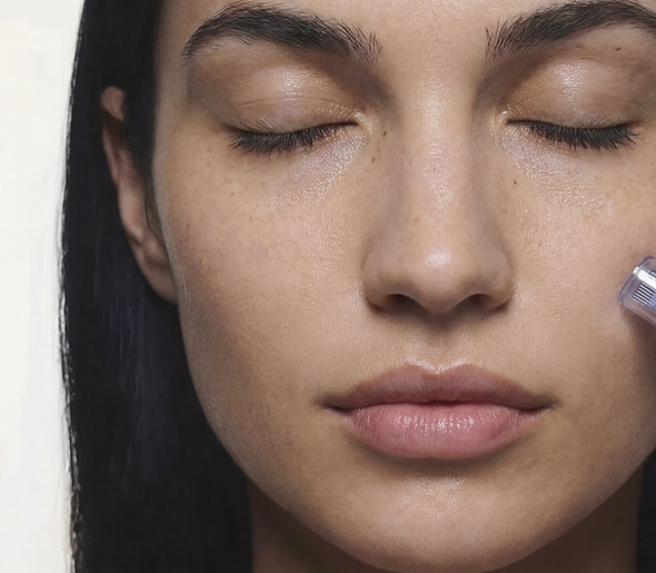 Skin Treatment Closeup