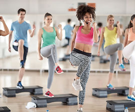 Cours de fitness en groupe