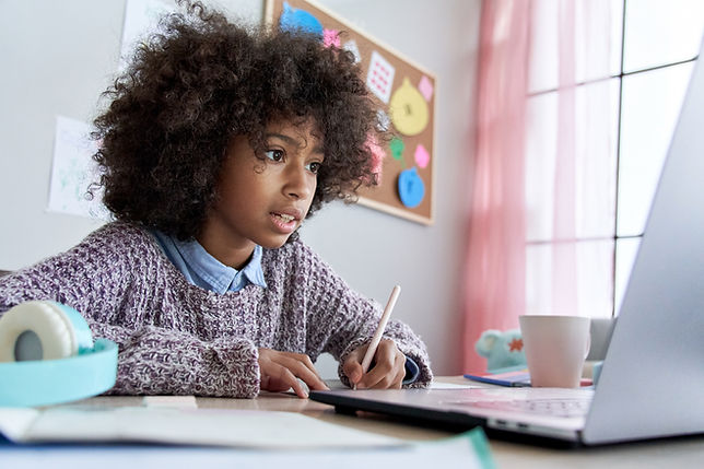 Student Working on Homework on a Laptop