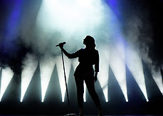 Professional event stage and lighting production in West London
