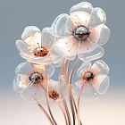 Flores de cristal