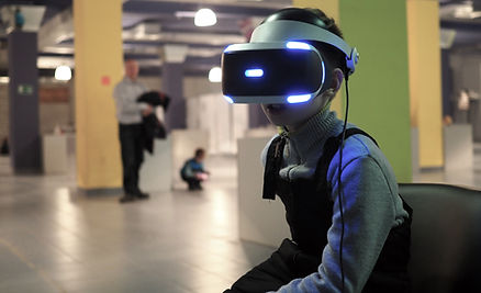 "Immersed in a virtual world of endless possibilities."