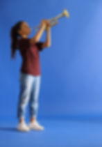 Trumpet Player Standing