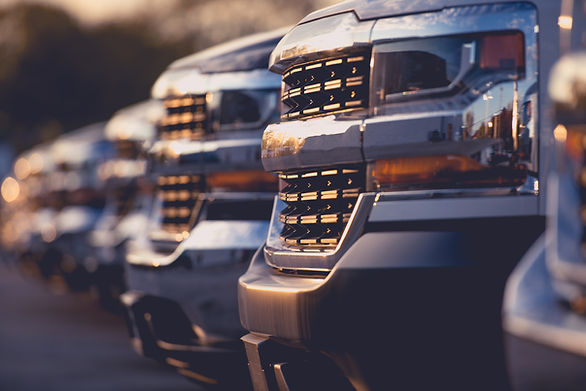Row Of Trucks