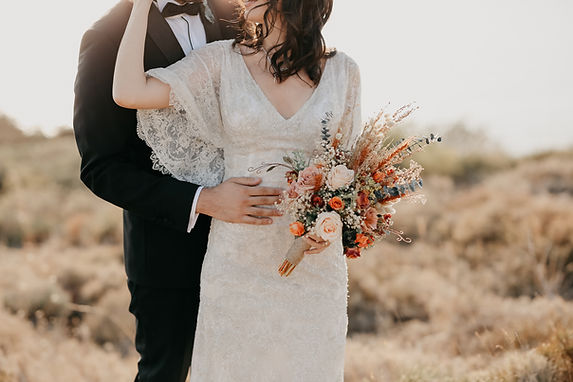 Bouquet de mariage rustique