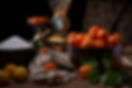 Escena de cocina rústica