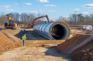 Pipeline Construction Site