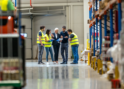 Warehouse Team in Meeting