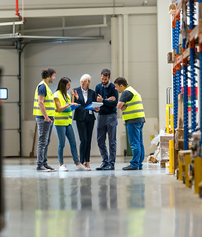 Reunión del equipo del almacén