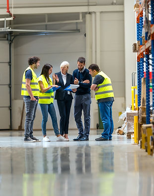 Warehouse Team in Meeting