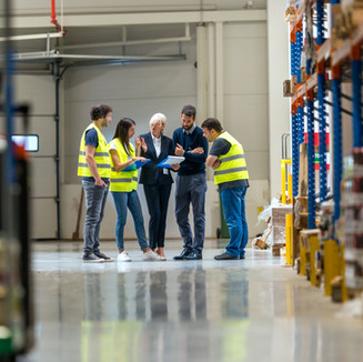 Warehouse Team in Meeting